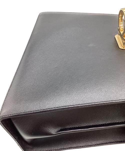 Salvatore Ferragamo（サルヴァトーレ フェラガモ）Salvatore Ferragamo (サルヴァトーレ フェラガモ) ガンチーニ 2WAYバッグ ブラックの古着・服飾アイテム