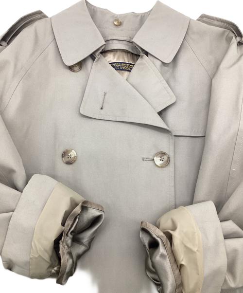BROOKS BROTHERS（ブルックスブラザーズ）BROOKS BROTHERS (ブルックスブラザーズ) ライナー付トレンチコート ベージュ サイズ:US 10 REGULARの古着・服飾アイテム