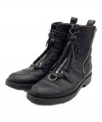 Saint Laurent Parisサンローランパリ）の古着「サイドジップアップブーツ」｜ブラック