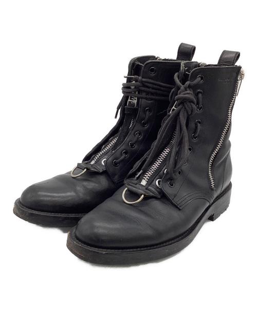 Saint Laurent Paris（サンローランパリ）Saint Laurent Paris (サンローランパリ) サイドジップアップブーツ ブラック サイズ:EU41の古着・服飾アイテム