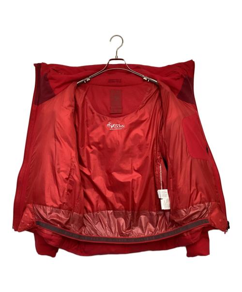 DESCENTE ALLTERRAIN（デザイント オルテライン）DESCENTE ALLTERRAIN (デザイント オルテライン) 水沢ダウン NON-QUILT WATERPROOF DOWN レッド サイズ:Lの古着・服飾アイテム