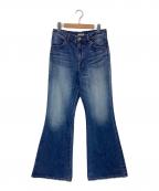 DEUXIEME CLASSE×Attick by Johnbullドゥーズィエム クラス×アティックバイジョンブル）の古着「FLARE DENIM（フレア デニム）」｜インディゴ