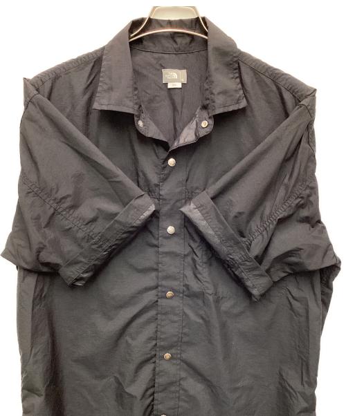 THE NORTH FACE（ザ ノース フェイス）THE NORTH FACE (ザ ノース フェイス) ショートスリーブヌプシシャツ ブラック サイズ:XLの古着・服飾アイテム