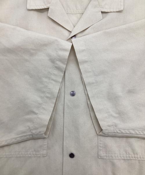 THE NORTH FACE（ザ ノース フェイス）THE NORTH FACE (ザ ノース フェイス) ショートスリーブユーティリティシャツ ベージュ サイズ:Lの古着・服飾アイテム