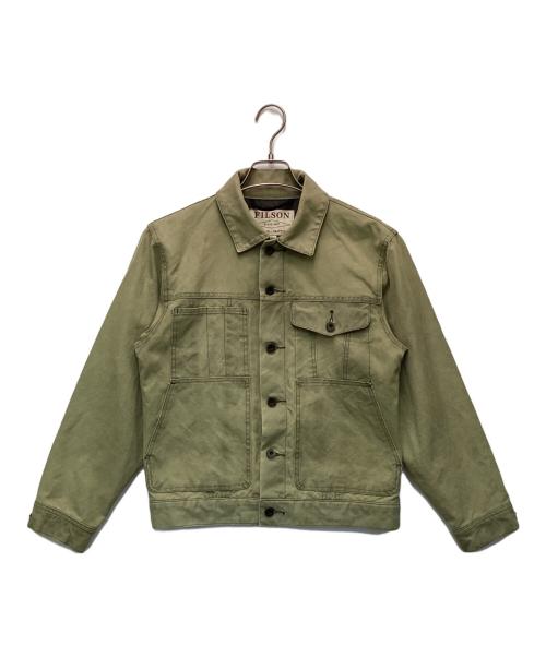 FILSON（フィルソン）FILSON (フィルソン) TIN CLOTH SHORT LINED CRUISER（ティンクロス ショート ラインド クルーザー） ベージュ サイズ:Sの古着・服飾アイテム