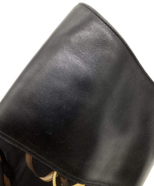 RALPH LAUREN（ラルフローレン）RALPH LAUREN (ラルフローレン) レインブーツ ブラック サイズ:6Bの古着・服飾アイテム