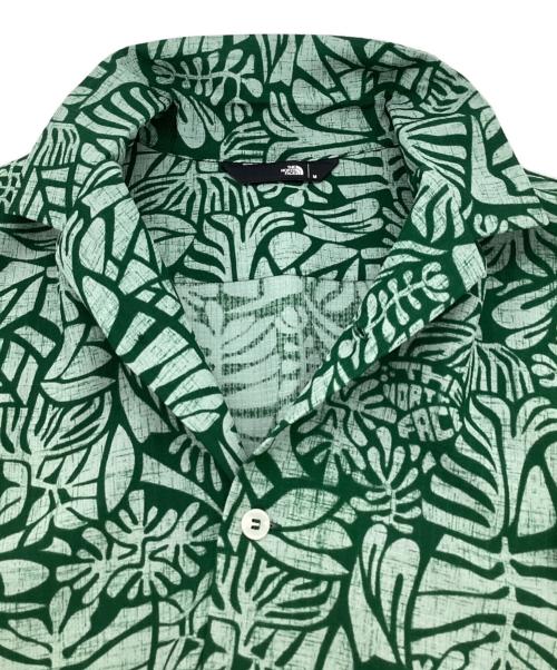 THE NORTH FACE（ザ ノース フェイス）THE NORTH FACE (ザ ノース フェイス) Aloha Vent Shirt（アロハ ベント シャツ） グリーン サイズ:Mの古着・服飾アイテム