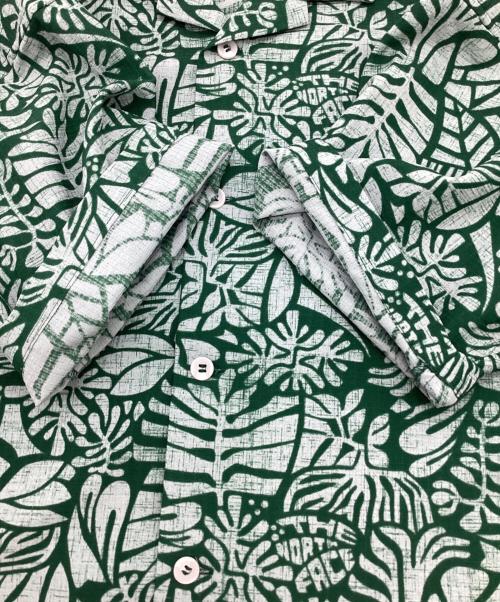 THE NORTH FACE（ザ ノース フェイス）THE NORTH FACE (ザ ノース フェイス) Aloha Vent Shirt（アロハ ベント シャツ） グリーン サイズ:Mの古着・服飾アイテム