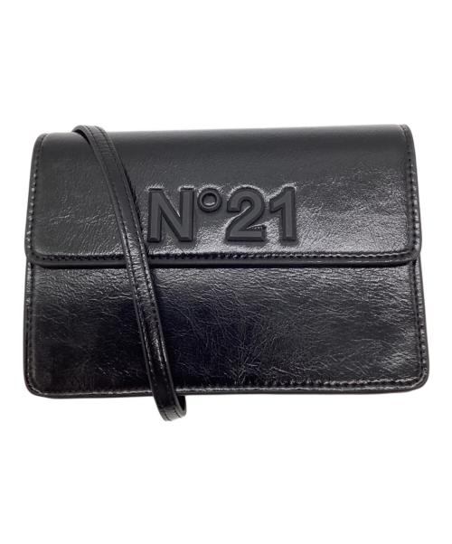N21（ヌメロ ヴェントゥーノ）N21 (ヌメロ ヴェントゥーノ) ブランドロゴショルダーバッグ ブラック サイズ:UNIの古着・服飾アイテム