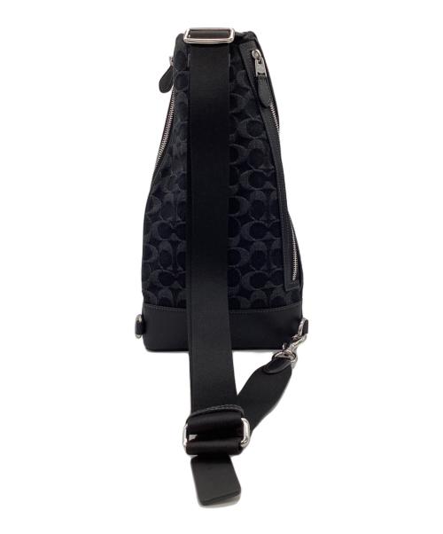 COACH（コーチ）COACH (コーチ) ドミニク スリング パック シグネチャー デニム ブラックの古着・服飾アイテム