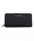 MICHAEL KORSマイケル・コース）の古着「ラウンドファスナー長財布」｜ブラック