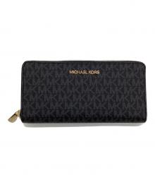 MICHAEL KORS（マイケル・コース）の古着「ラウンドファスナー長財布」｜ブラック