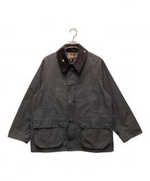 Barbour（バブアー）の古着「OVERSIZED WAX BEDALE（オーバーサイズ ワックス ビデイル）ジャケット」｜グレー