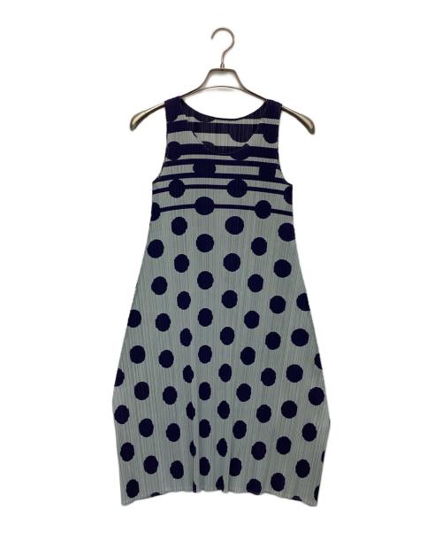 PLEATS PLEASE（プリーツプリーズ）PLEATS PLEASE (プリーツプリーズ) ノースリーブワンピース グレー サイズ:4の古着・服飾アイテム