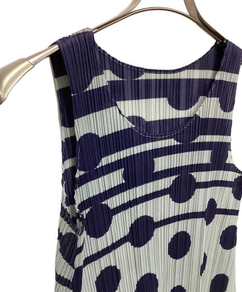 PLEATS PLEASE（プリーツプリーズ）PLEATS PLEASE (プリーツプリーズ) ノースリーブワンピース グレー サイズ:4の古着・服飾アイテム