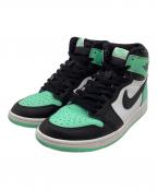 NIKEナイキ）の古着「AIR JORDAN 1 RETRO HIGH OG（エア ジョーダン 1 レトロ ハイ オージー）」｜黄緑×ブラック