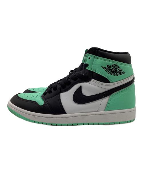 NIKE（ナイキ）NIKE (ナイキ) AIR JORDAN 1 RETRO HIGH OG（エア ジョーダン 1 レトロ ハイ オージー） 黄緑×ブラック サイズ:27.5cmの古着・服飾アイテム