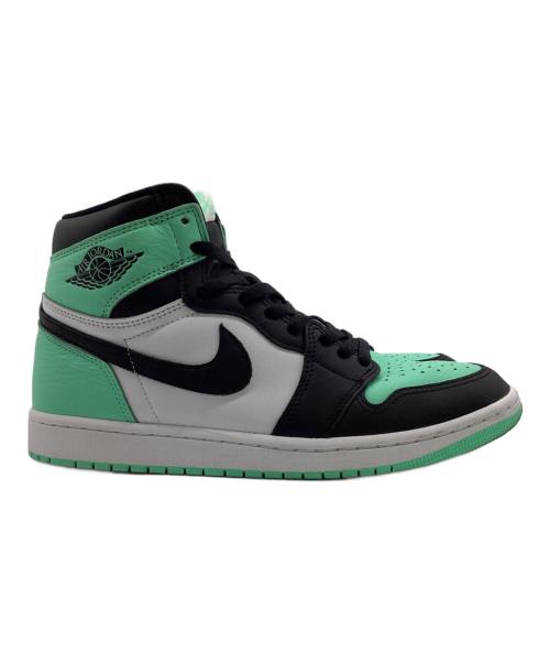 NIKE（ナイキ）NIKE (ナイキ) AIR JORDAN 1 RETRO HIGH OG（エア ジョーダン 1 レトロ ハイ オージー） 黄緑×ブラック サイズ:27.5cmの古着・服飾アイテム