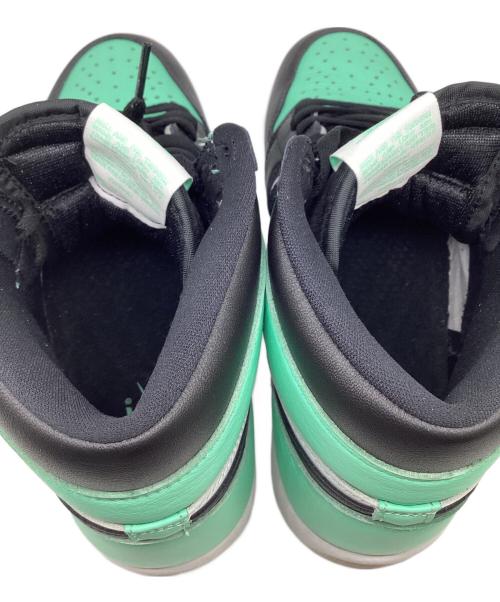 NIKE（ナイキ）NIKE (ナイキ) AIR JORDAN 1 RETRO HIGH OG（エア ジョーダン 1 レトロ ハイ オージー） 黄緑×ブラック サイズ:27.5cmの古着・服飾アイテム
