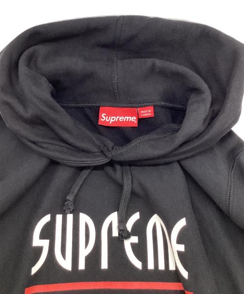 SUPREME（シュプリーム）SUPREME (シュプリーム) RIOT PULLOVER HOODIE（ライオット プルオーバー フーディー） ブラック サイズ:Sの古着・服飾アイテム
