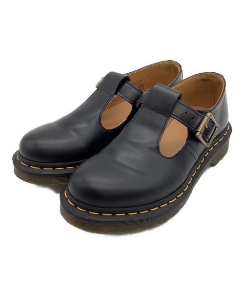 Dr.Martens（ドクターマーチン）Dr.Martens (ドクターマーチン) POLLEY T BAR SHOE（ポリー Tバーシューズ） ブラック サイズ:UK4の古着・服飾アイテム