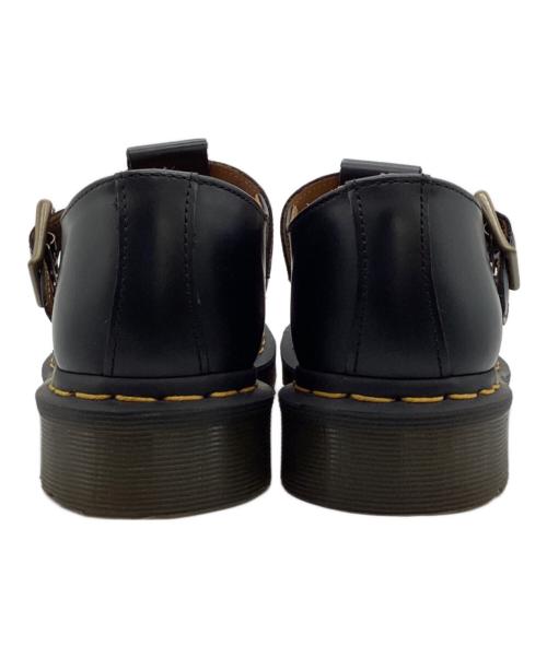Dr.Martens（ドクターマーチン）Dr.Martens (ドクターマーチン) POLLEY T BAR SHOE（ポリー Tバーシューズ） ブラック サイズ:UK4の古着・服飾アイテム