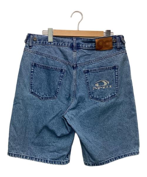 9090（9090）9090 (ナインティナインティ) Boxer Docked Denim Shorts（ボクサー ドックド デニム パンツ） インディゴ サイズ:XLの古着・服飾アイテム