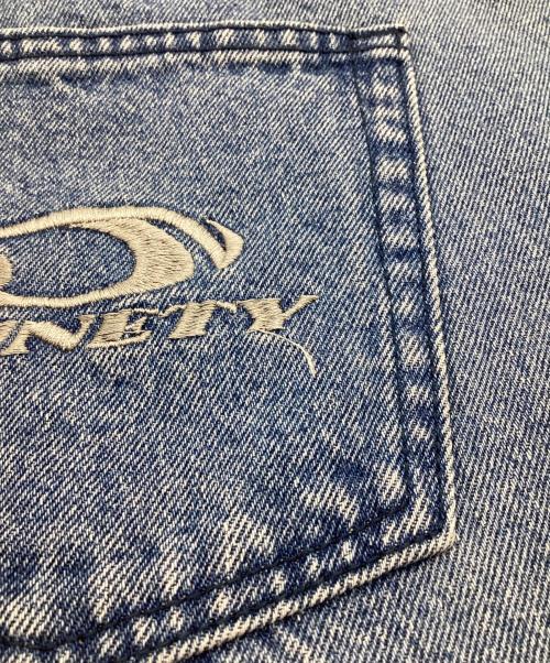 9090（9090）9090 (ナインティナインティ) Boxer Docked Denim Shorts（ボクサー ドックド デニム パンツ） インディゴ サイズ:XLの古着・服飾アイテム