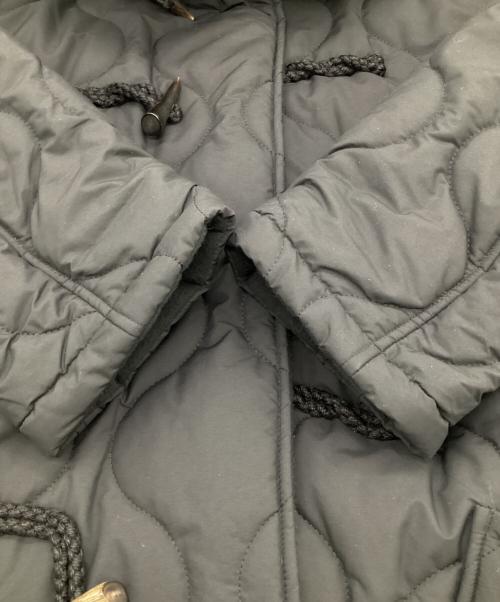 Traditional Weatherwear（トラディショナルウェザーウェア）Traditional Weatherwear (トラディショナルウェザーウェア) OVERTON（オーバートン）ダッフルキルティングコート ブラック サイズ:38の古着・服飾アイテム