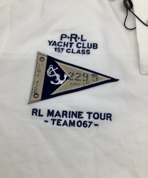 POLO RALPH LAUREN（ポロ・ラルフローレン）POLO RALPH LAUREN (ポロ・ラルフローレン) カスタム スリム フィット Big Pony（ビッグ ポニー）ポロシャツ ホワイト サイズ:US Sの古着・服飾アイテム