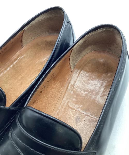 Salvatore Ferragamo（サルヴァトーレ フェラガモ）Salvatore Ferragamo (サルヴァトーレ フェラガモ) コインローファー ブラック サイズ:7EEの古着・服飾アイテム