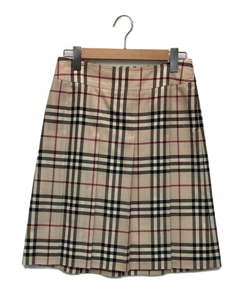 BURBERRY LONDON（バーバリーロンドン）BURBERRY LONDON (バーバリーロンドン) プリーツスカート ベージュ サイズ:38の古着・服飾アイテム