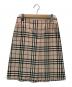 BURBERRY LONDON（バーバリーロンドン）の古着「プリーツスカート」｜ベージュ