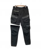 KITHキス）の古着「ナイロン カーゴパンツ」｜グレー