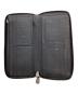 中古・古着 LOUIS VUITTON (ルイ ヴィトン) ダミエ アンフィニ ジッピーウォレット ヴェルティカル ブラック：22000円