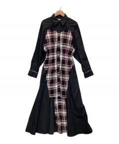 中古・古着通販】LEONARD (レオナール) ワンピース ネイビー サイズ:S