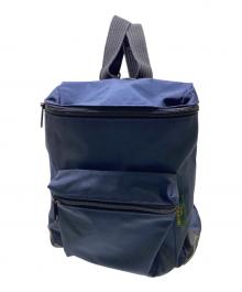 Herve Chapelier（エルベシャプリエ）の古着「ミニナイロンリュック」｜ネイビー×ブラック