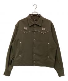 Needles（ニードルズ）の古着「Piping Cowboy Shirt Jacket（パイピング カウボーイ シャツ ジャケット）」｜オリーブ