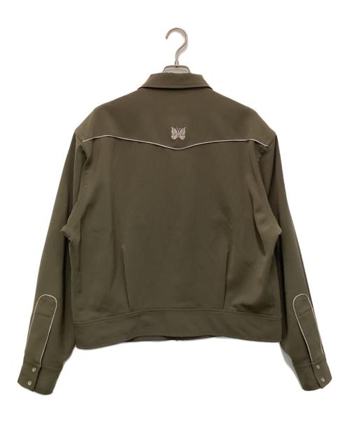 Needles（ニードルズ）Needles (ニードルズ) Piping Cowboy Shirt Jacket（パイピング カウボーイ シャツ ジャケット） オリーブ サイズ:Lの古着・服飾アイテム