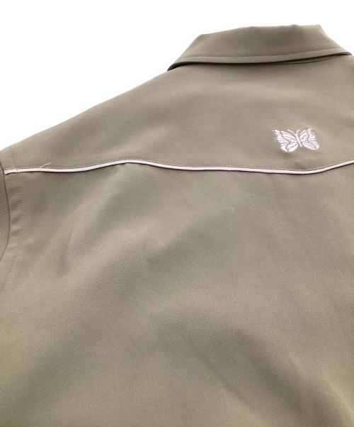 Needles（ニードルズ）Needles (ニードルズ) Piping Cowboy Shirt Jacket（パイピング カウボーイ シャツ ジャケット） オリーブ サイズ:Lの古着・服飾アイテム