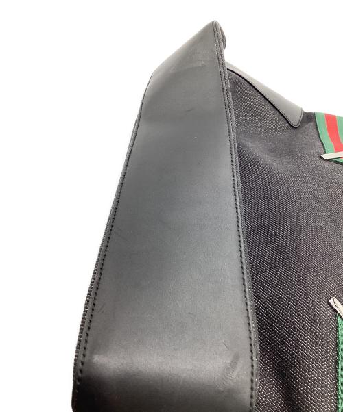 GUCCI（グッチ）GUCCI (グッチ) シェリーライン ハンドバッグ ブラックの古着・服飾アイテム