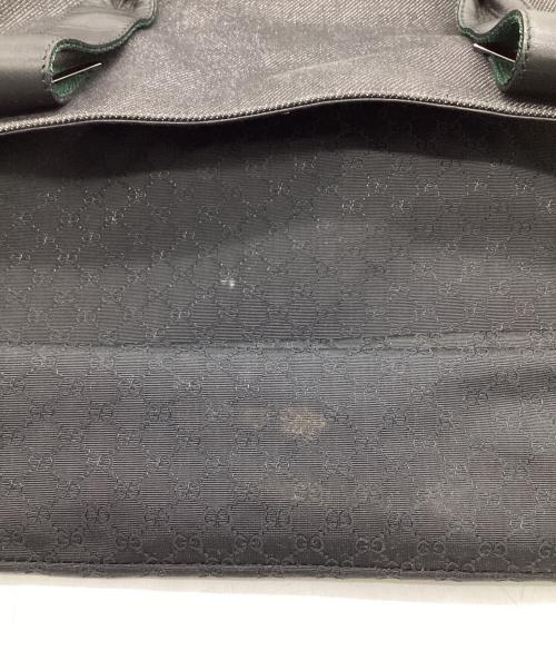 GUCCI（グッチ）GUCCI (グッチ) シェリーライン ハンドバッグ ブラックの古着・服飾アイテム