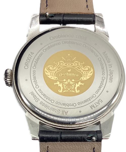 Orobianco（オロビアンコ）Orobianco (オロビアンコ) MOON PHASE（ムーンフェイズ）クォーツ腕時計 ブルーの古着・服飾アイテム