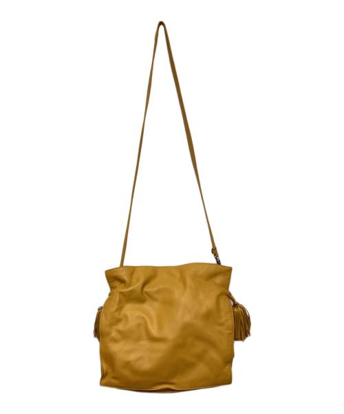 LOEWE（ロエベ）LOEWE (ロエベ) フラメンコ30　ショルダーバッグ イエローの古着・服飾アイテム