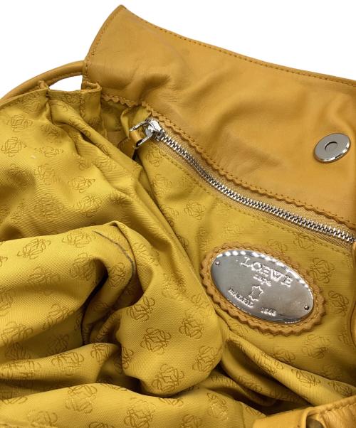 LOEWE（ロエベ）LOEWE (ロエベ) フラメンコ30　ショルダーバッグ イエローの古着・服飾アイテム