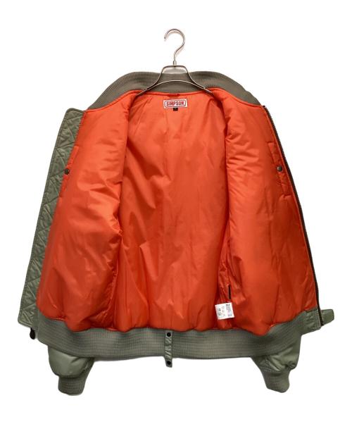 SIMPSON（シンプソン）SIMPSON (シンプソン) MA-1タイプ ジャケット カーキ サイズ:4Lの古着・服飾アイテム