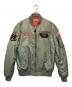 SIMPSON（シンプソン）の古着「MA-1タイプ ジャケット」｜カーキ