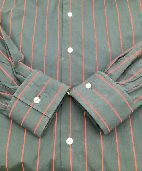 Vivienne Westwood man（ヴィヴィアン ウェストウッド マン）Vivienne Westwood man (ヴィヴィアン ウェストウッド マン) オーブ ストライプ長袖シャツ ネイビー サイズ:Ⅱの古着・服飾アイテム