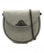 Christian Diorクリスチャン ディオール）の古着「ハニカム柄 ショルダーポーチ」｜ホワイト