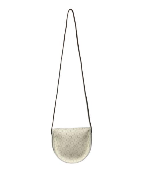 Christian Dior（クリスチャン ディオール）Christian Dior (クリスチャン ディオール) ハニカム柄 ショルダーポーチ ホワイトの古着・服飾アイテム